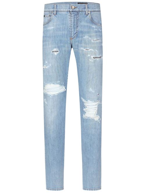 Light blue stretch-cotton denim Dolce & Gabbana | GY07CDG8LN6S9001